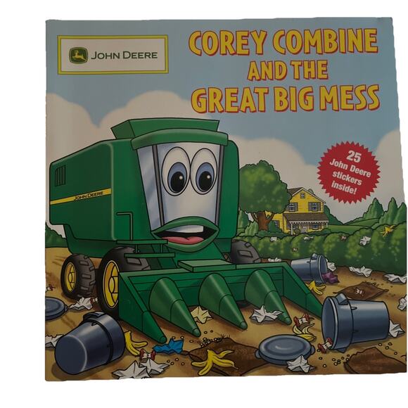 3 Book Set For Early Readers Disney, John Deere, Stickers Classic Library - Picture 8 of 10